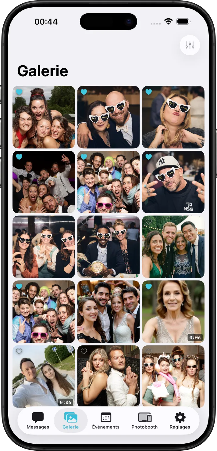 Capture d'écran de l'application Oneyear