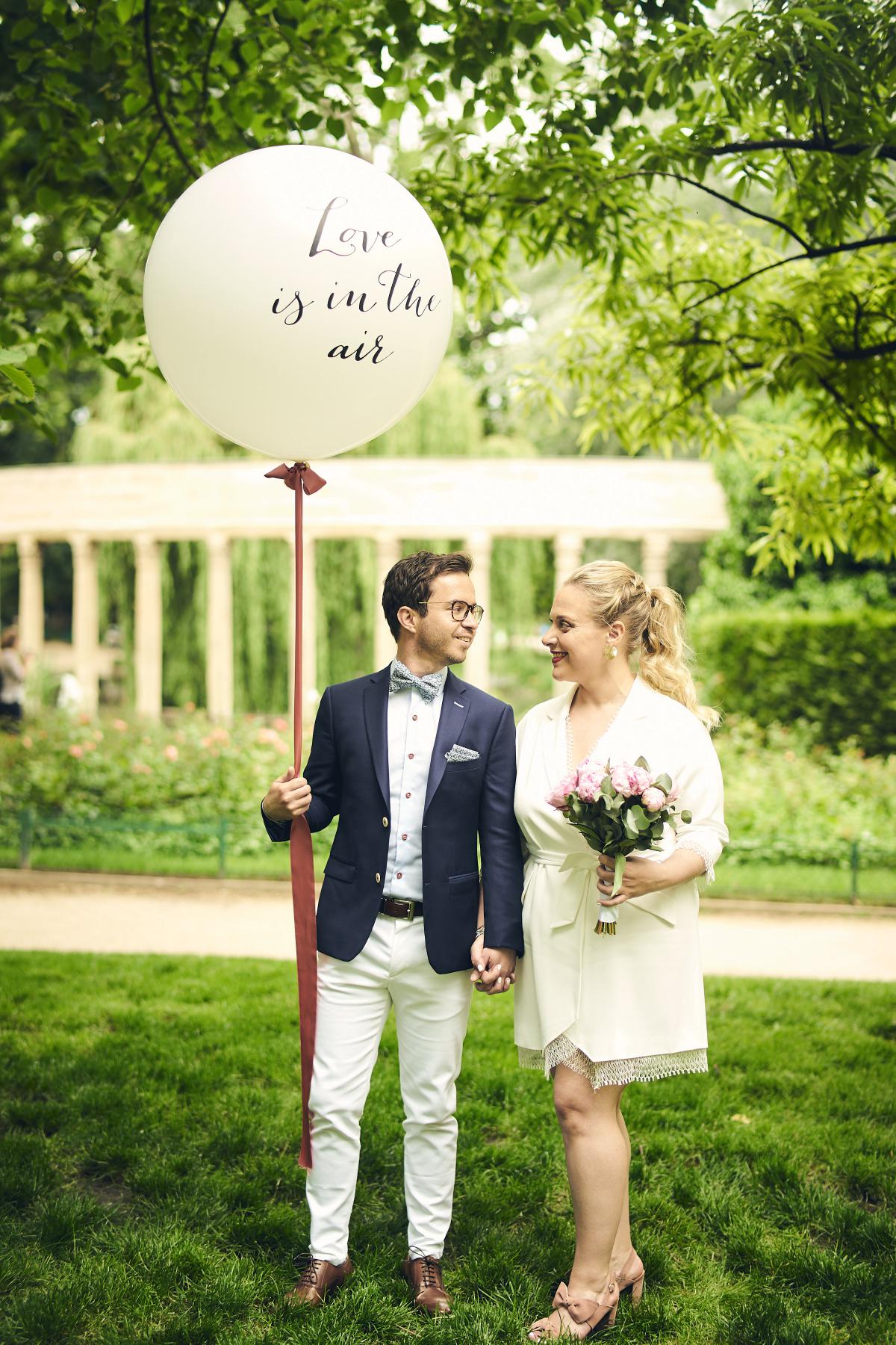 Photographe mariage PARIS 8E — Amélie & Michaël — PARC MONCEAU